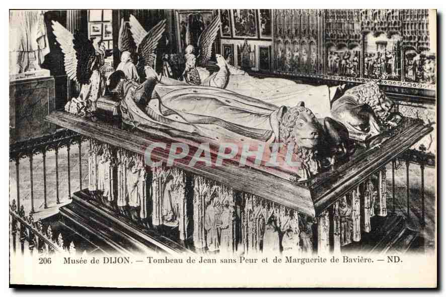 CPA Musee de Dijon Tombeau de Jean sans Peur et de Marguerite de Baviere 