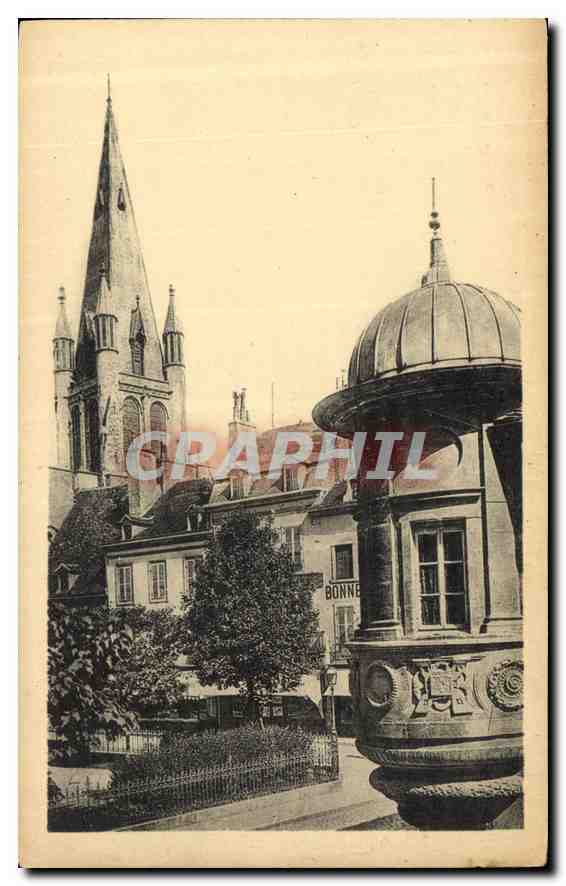 CPA Dijon La La Place des Ducs L'Eglise Notre Dame 