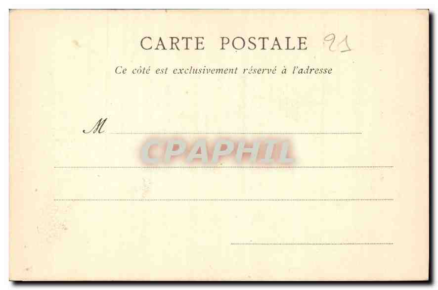 CPA Dijon Ancienne Abbaye de Chartreux Portail de la Chapelle  — Rückseite