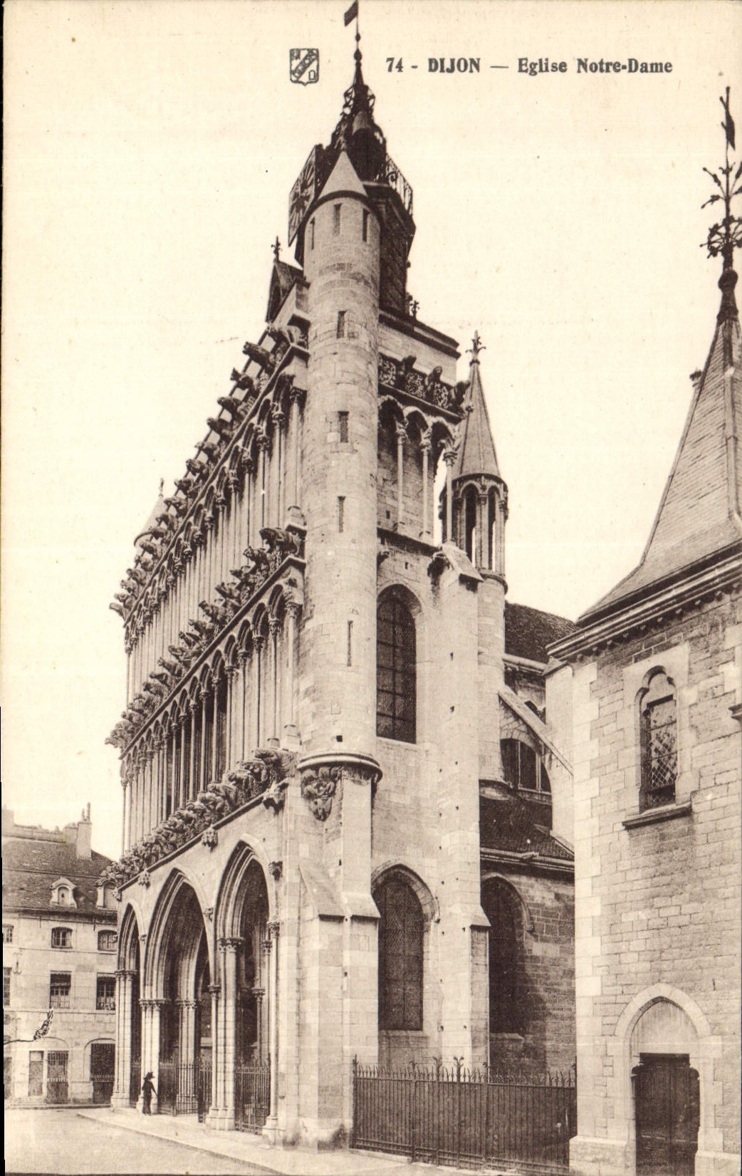 CPA Dijon Eglise Notre Dame 