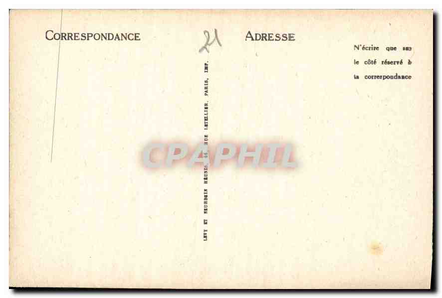 CPA Dijon Vue generale  — Rückseite