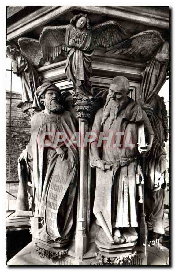 CPA Dijon Cote d'Or Abbaye de Champmol le Puits de Moise Daniel et Isaie 