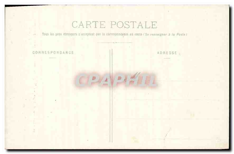 CPA Environs de Dijon Fixin Le Reveil de Napoleon par Rude  — Rückseite