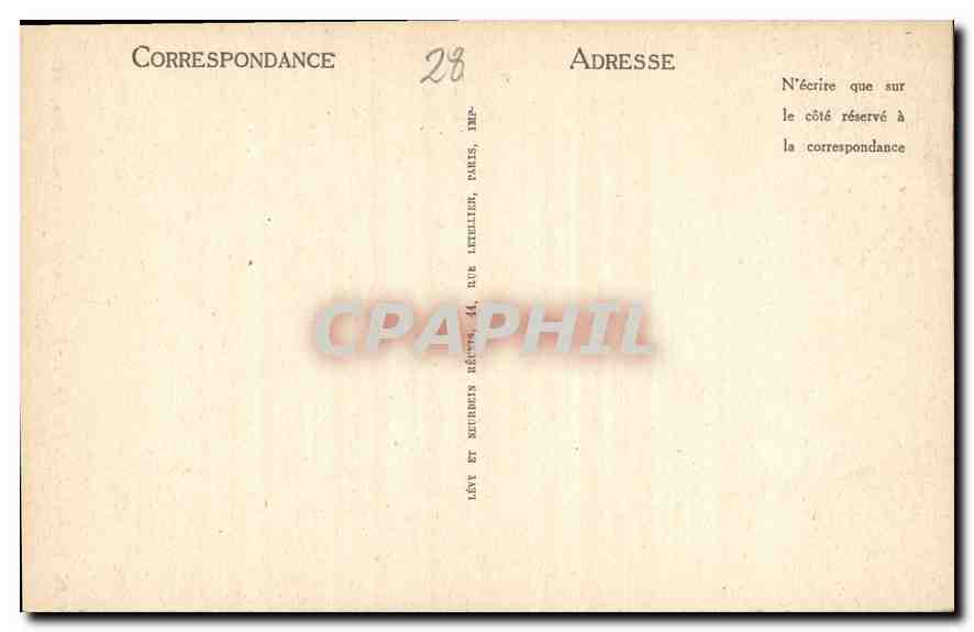 CPA Cathedrale de Chartres Bridan l'Assomption  — Verso