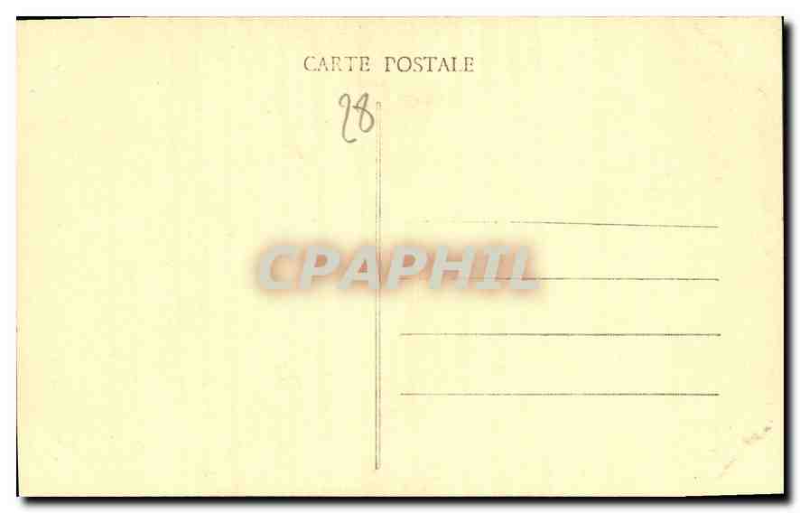 CPA Cathedrale de Chartres Aristole Portail Royal XII siecle  — Verso
