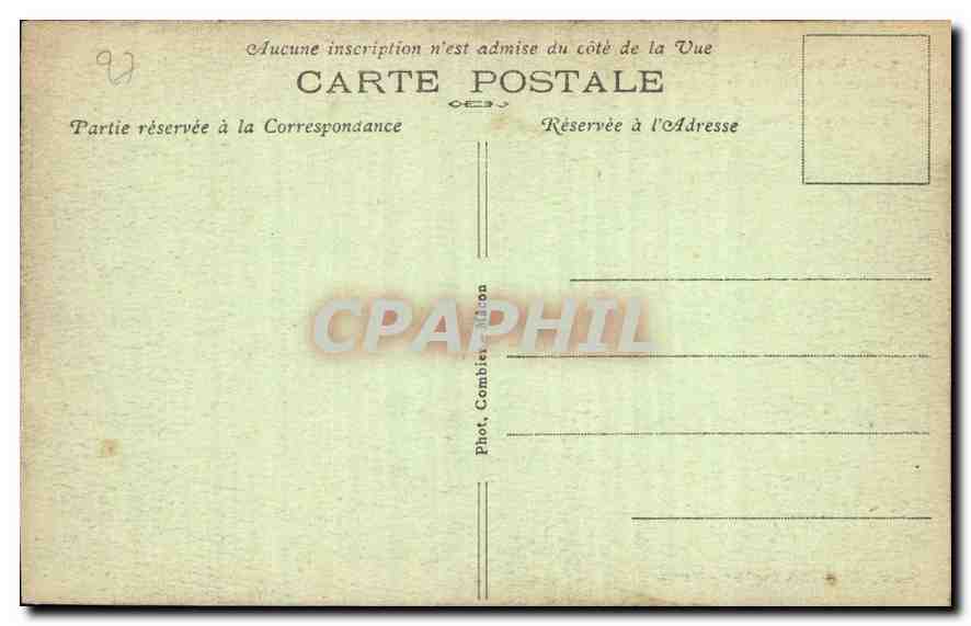 Gisors (Eure) — Les travaux du prisonnier exécutés dans son cachot à l'aide d'un clou — Basclé, édit. Phot. Combier - Macon — Rückseite