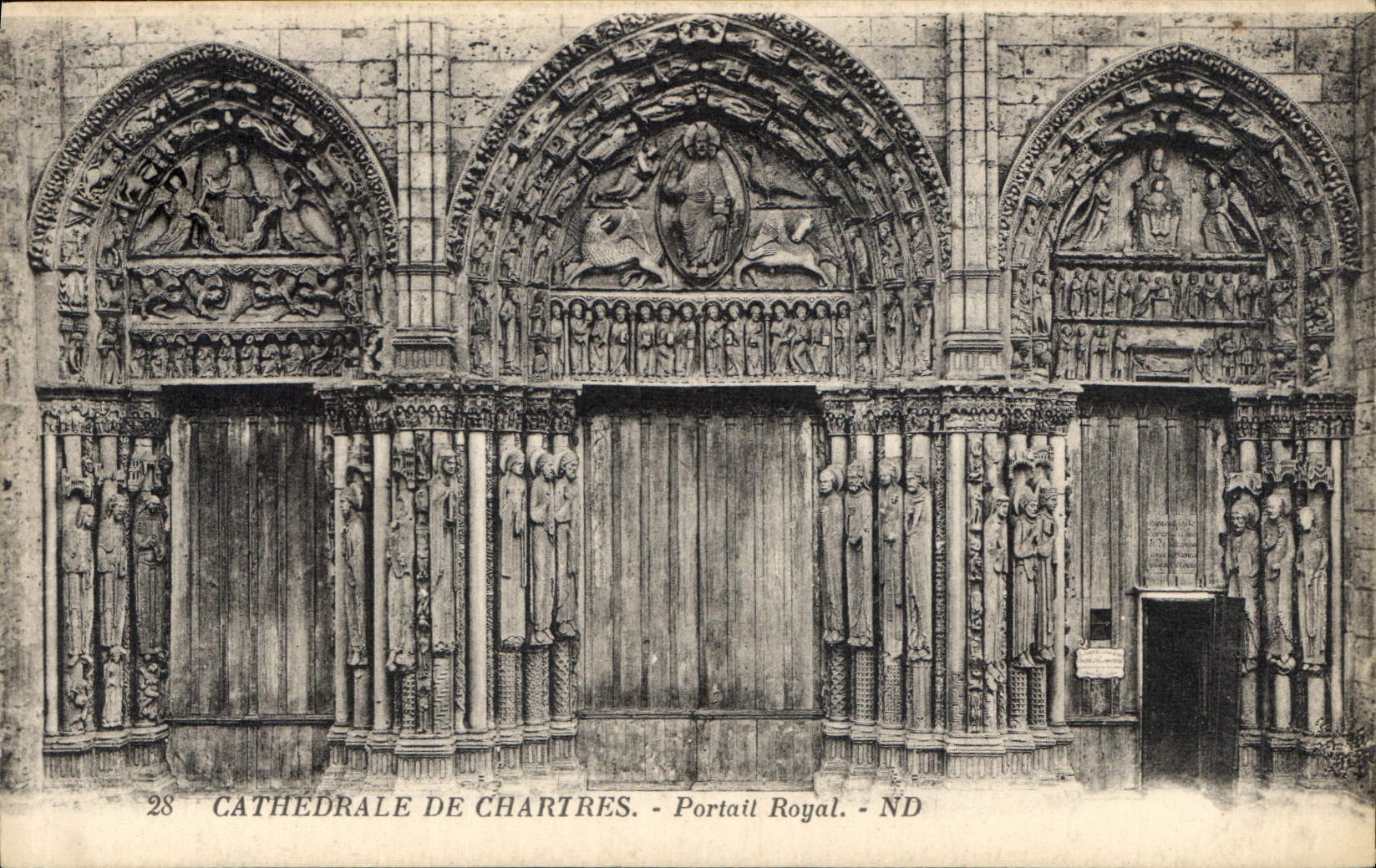 Cathédrale de Chartres — Portail Royal — ND
