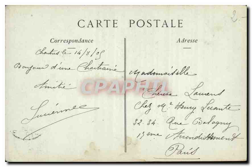 Chartres — La Vierge du Pilier — ND. Phot. — Reverso