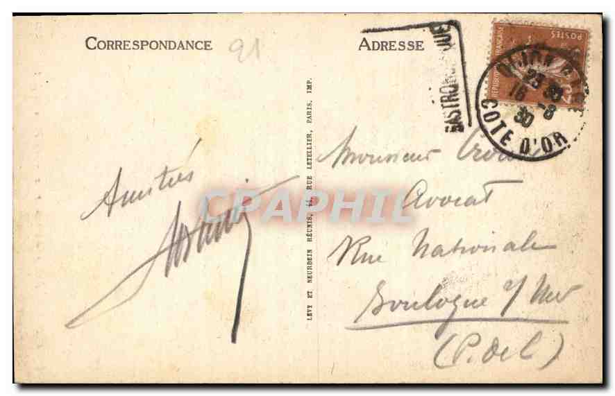 CPA Dijon Abbaye des Chartreux Le Puits de Moise  — Rückseite