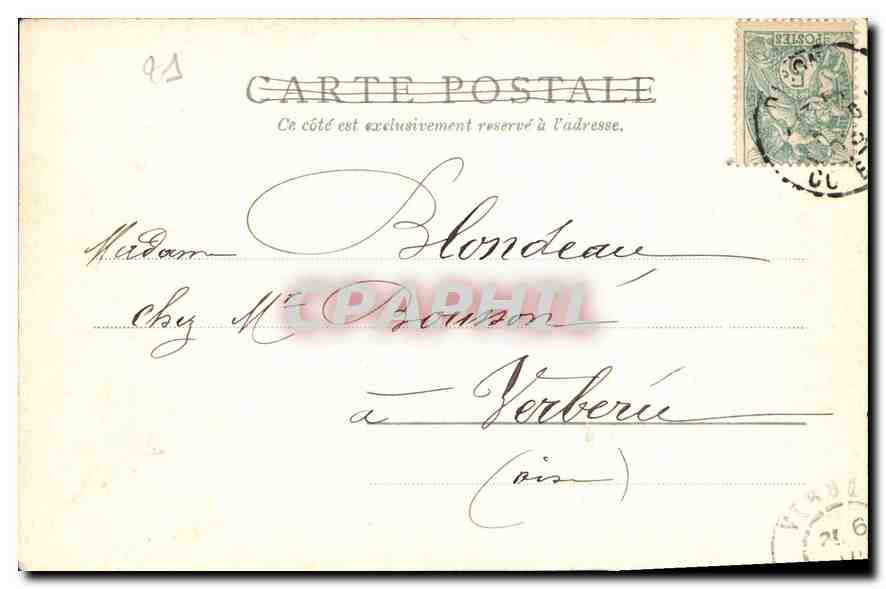 CPA Dijon Tombeau de Jean Sans Peur  — Rückseite