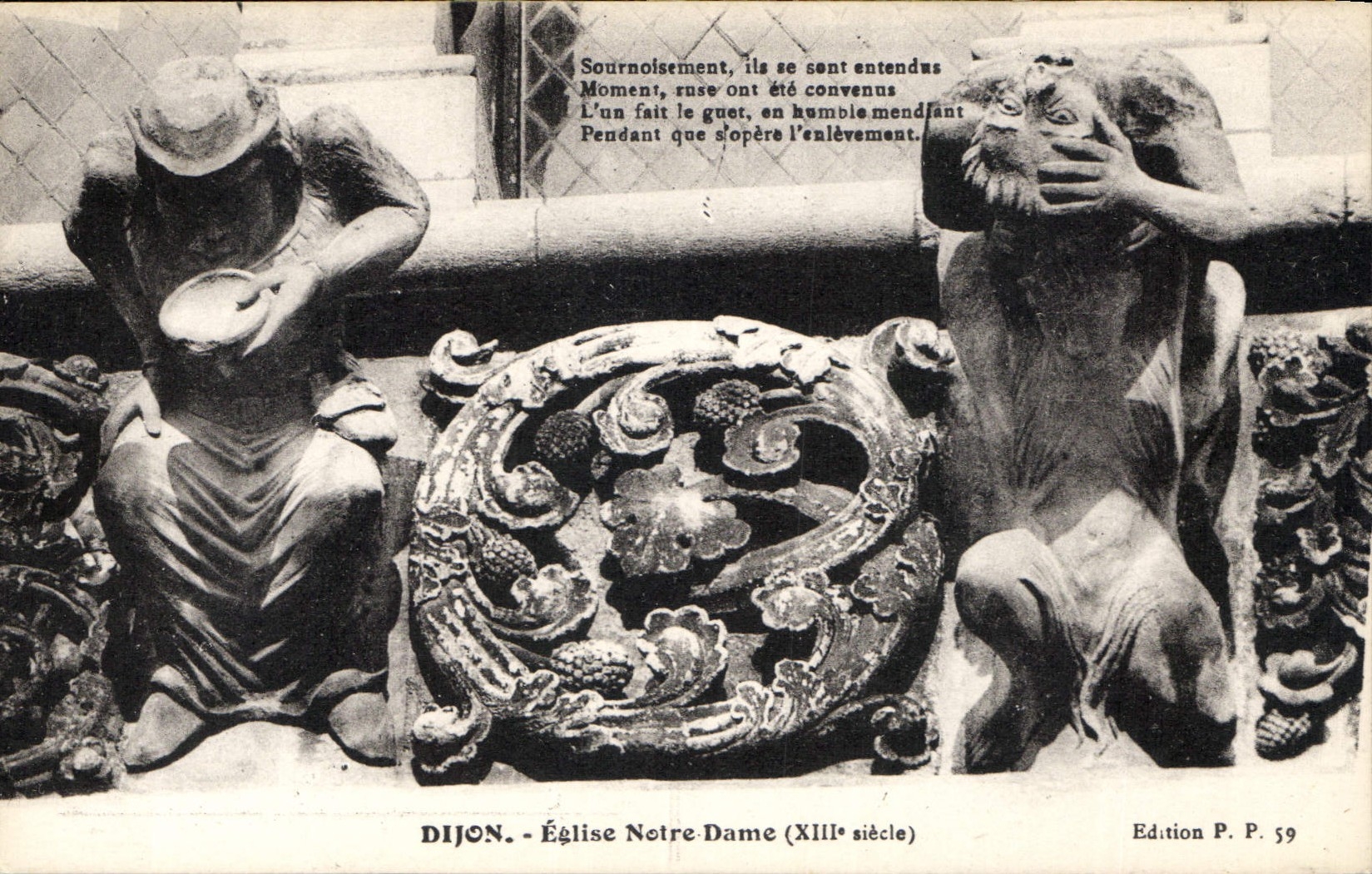 CPA Dijon Eglise Notre Dame 