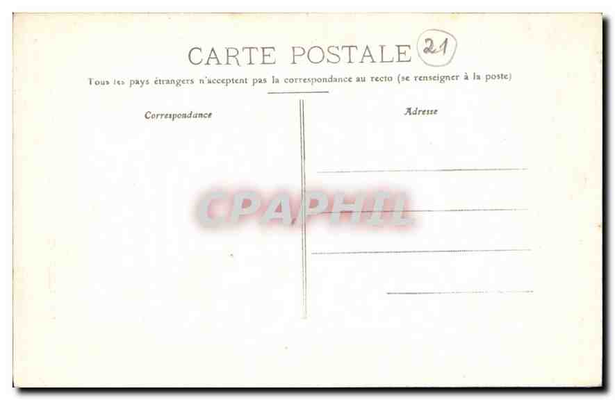 CPA Beaune Auvent de l'Hotel Dieu  — Verso