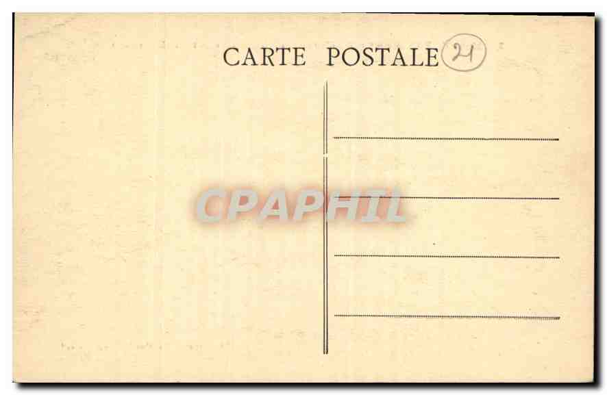 CPA Abbaye de Fontenay Cote d'Or Le Cloitre Le Dorloir  — Rückseite