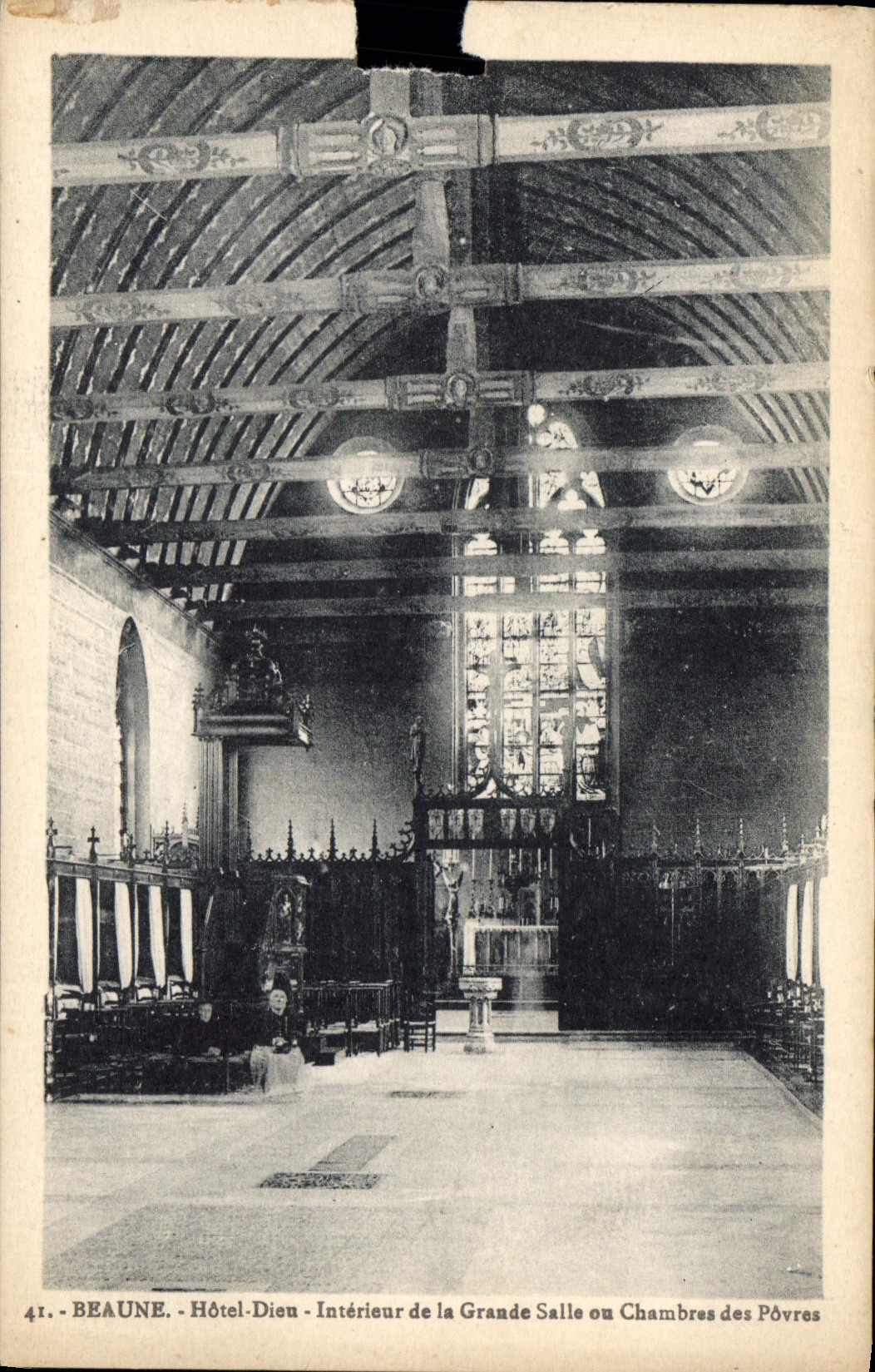 Beaune - Hôtel-Dieu - Intérieur de la Grande Salle ou Chambres des Povres
