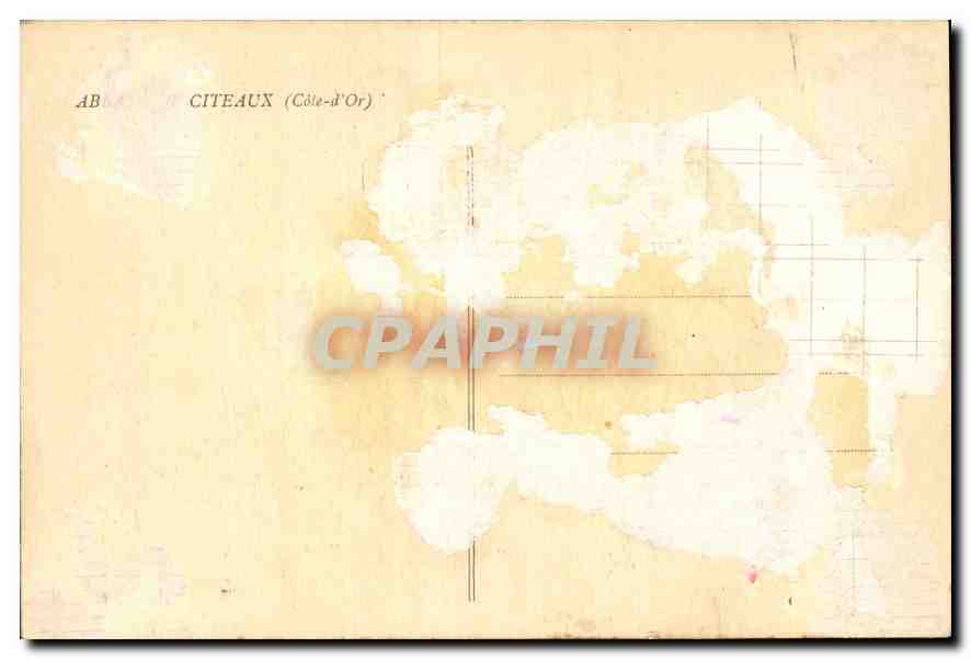 Abbaye de Cîteaux — Vue générale — éditeur non identifiable — Rückseite