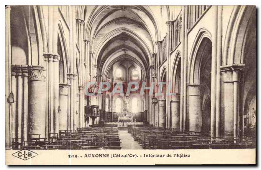 CPA Auxonne Cote d'Or Interieur de l'Eglise 