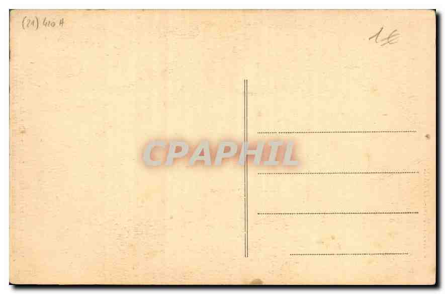 CPA Flavigny sur Ozerain Maison Lacordaire Le Cimetiere du Jardin  — Back
