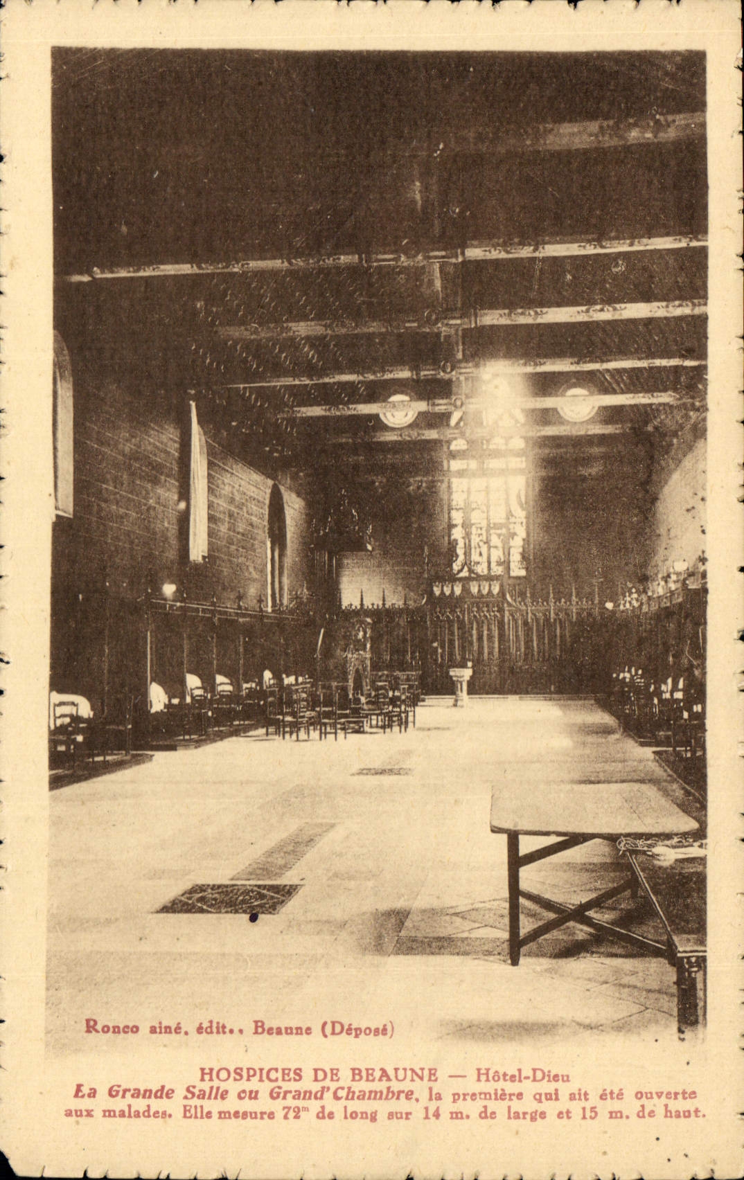Hospices de Beaune — Hôtel-Dieu — La Grande Salle ou Grand'Chambre