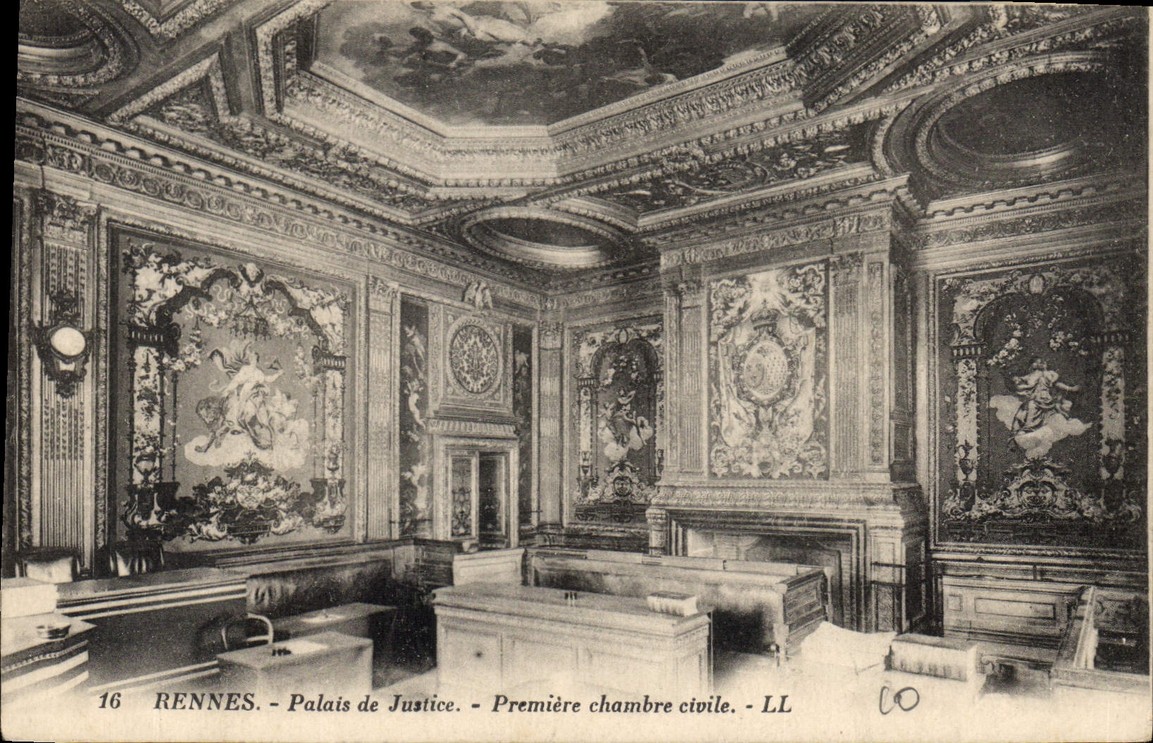 CPA Rennes Palais de Justice Premiere chambre civile 