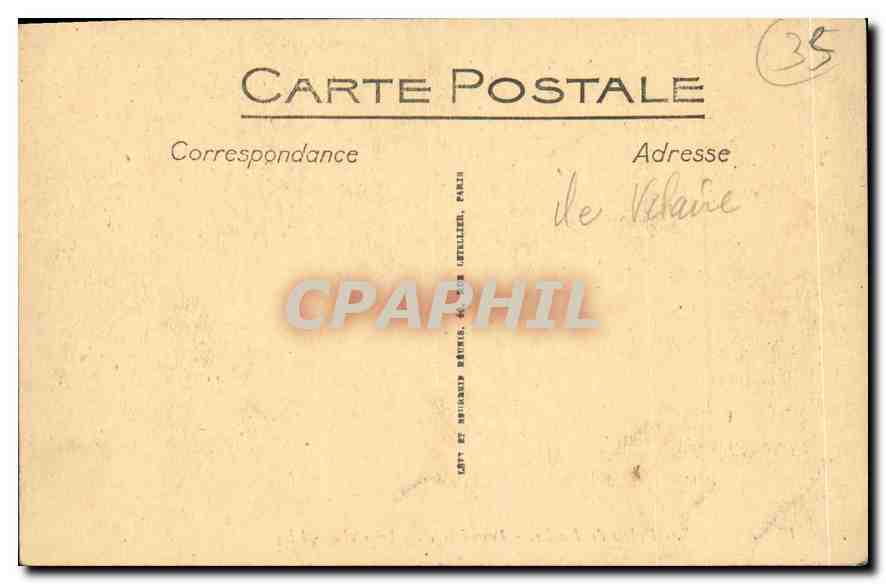 CPA Rennes Palais de Justice Premiere chambre civile  — Rückseite