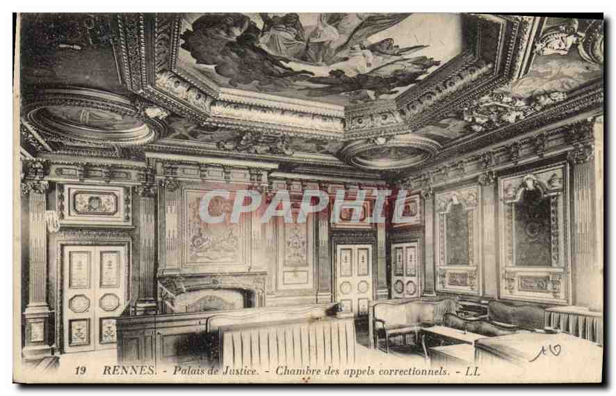 CPA Rennes Palais de Justice Chambre des appels correctionnels 