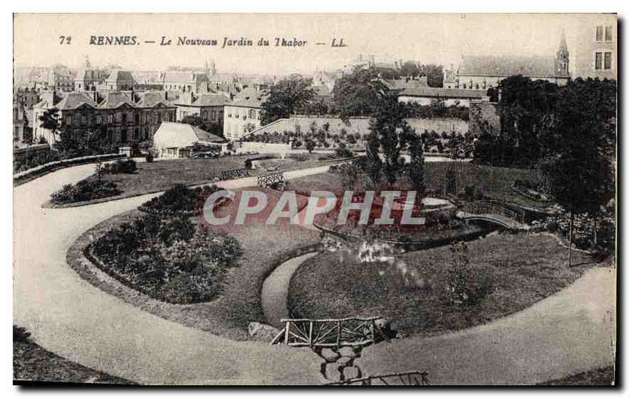 CPA Rennes Le Nouveau Jardin du Thabor 