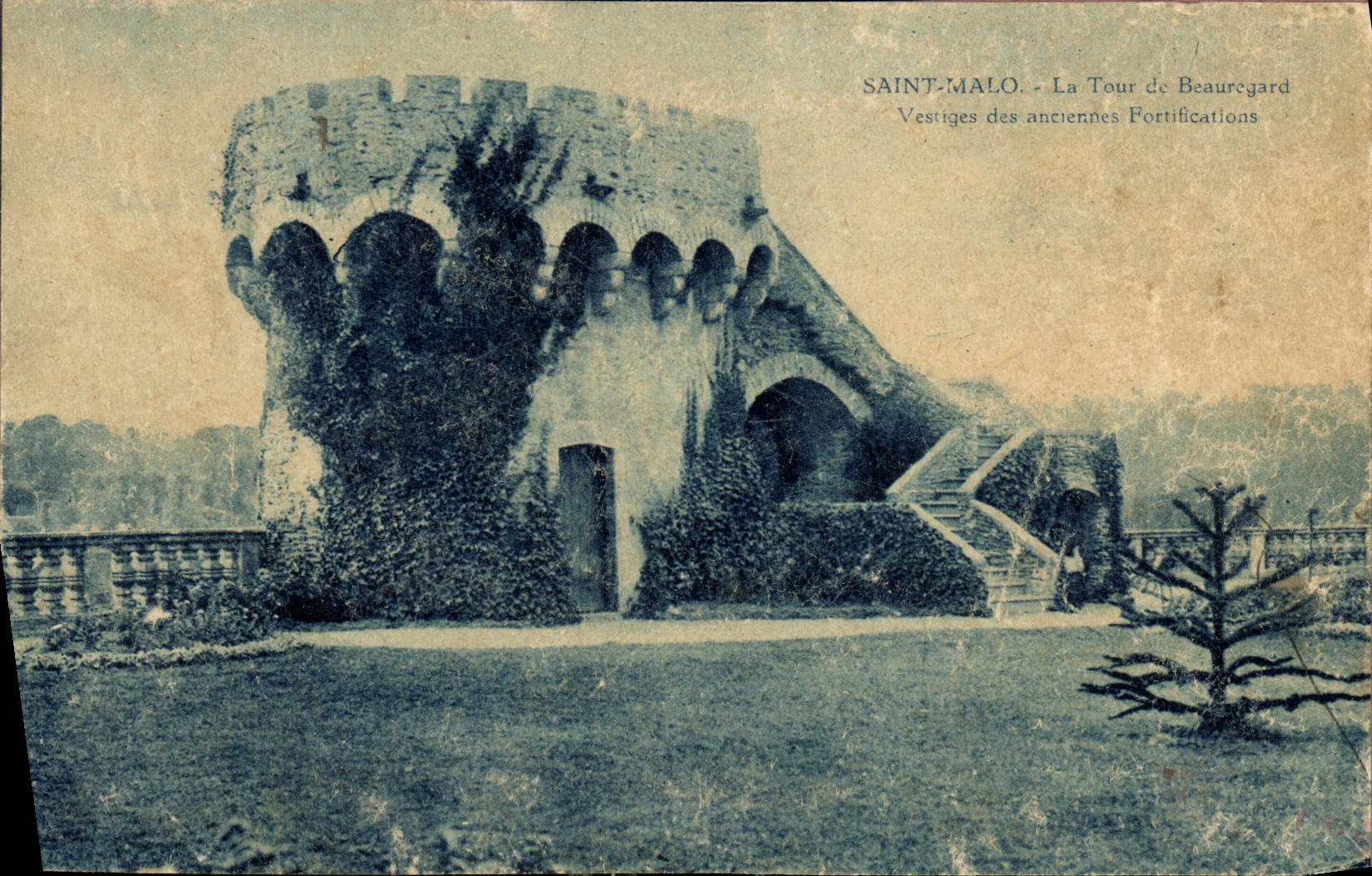 CPA Saint Malo La Tour de Beauregard 