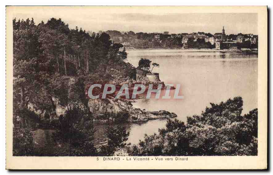 CPA Dinard La Vicomte Vue vers Dinard 