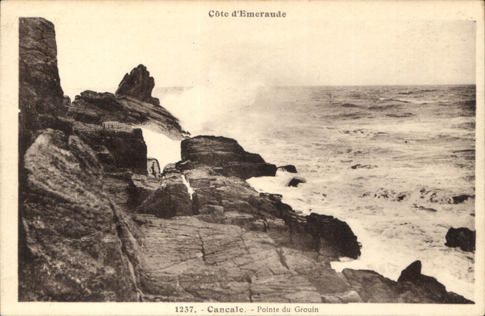 Pointe du Grouin - Cancale - Côte d'Émeraude — Laurent-Nel-Henne, n°1237 - Anverso
