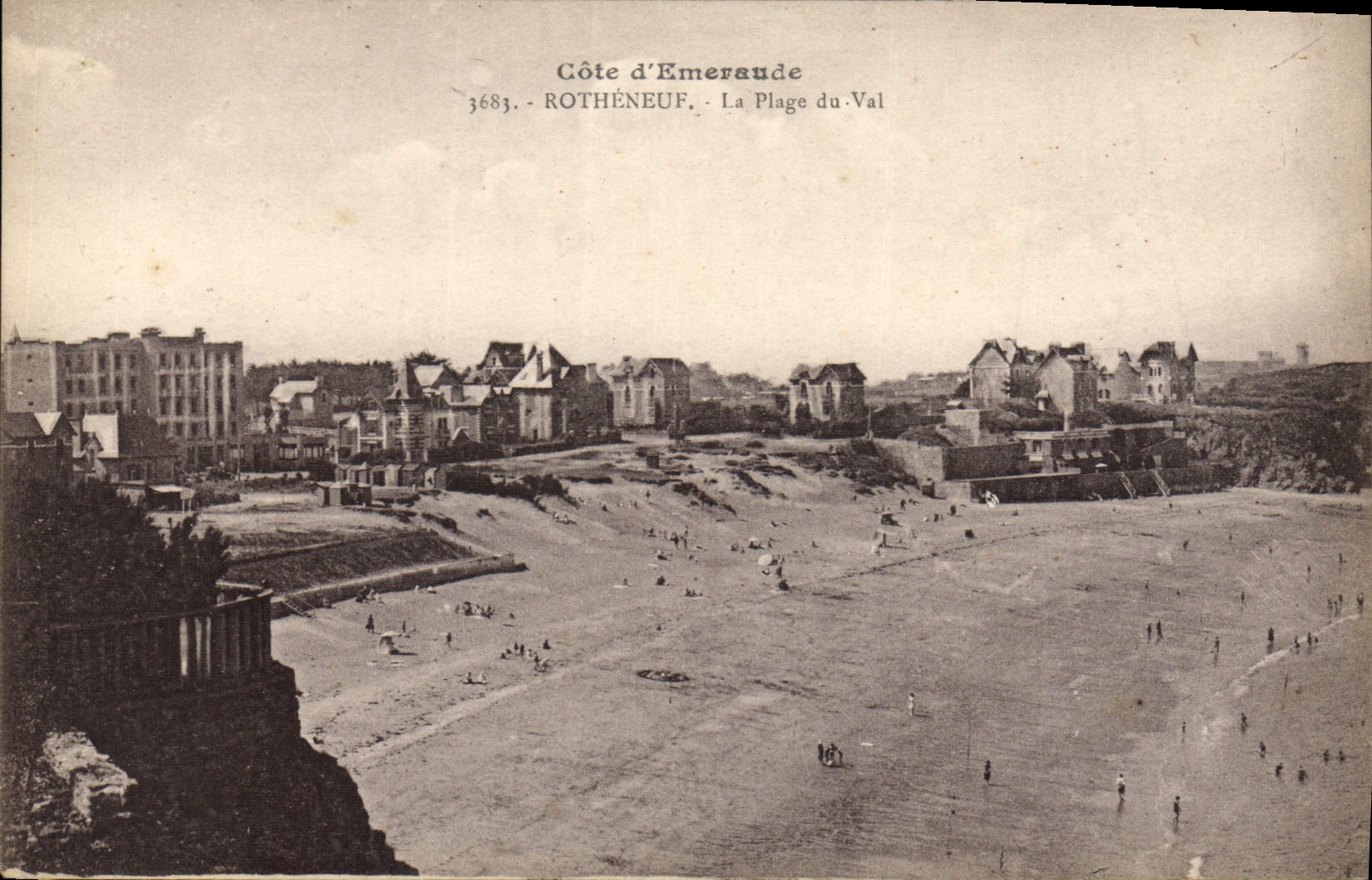 CPA Rotheneuf La Plage du Val 