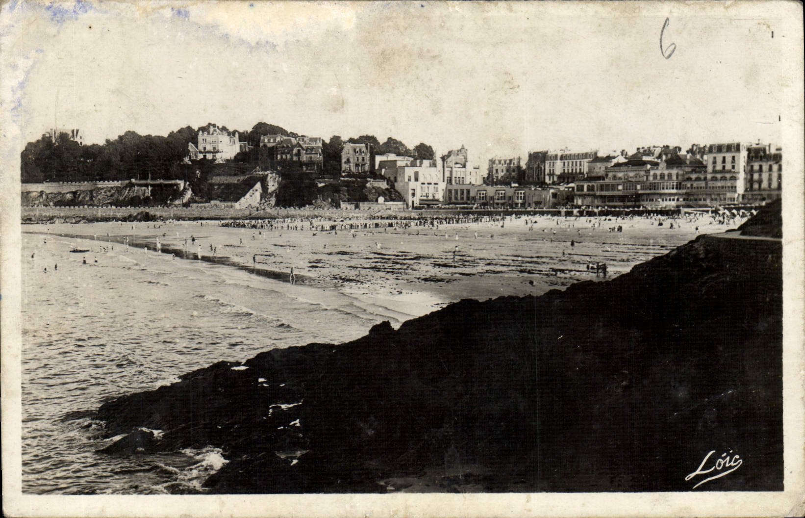 Côte d'Emeraude — Vue du chemin de la Malouine — Loïc