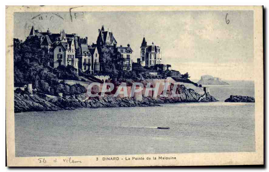 Dinard - La Pointe de la Malouine — Édition Au Klindt, talabac, St-Malo — n°6