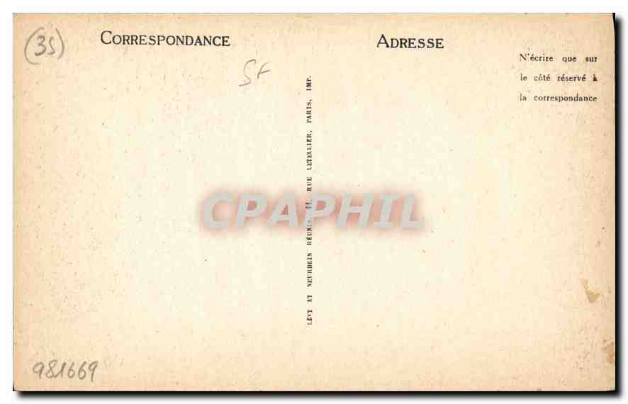 Dol (Ille-et-Vilaine) — le Grand Vitrail du Chœur XIIe siècle — ND — Verso