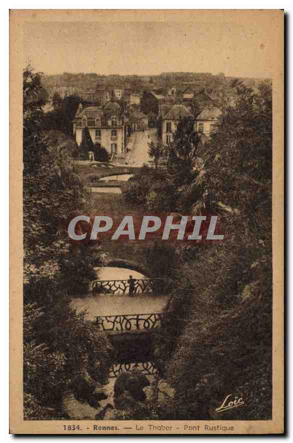Rennes — Le Thabor — Pont Rustique — Édition Rennes, n° 1834