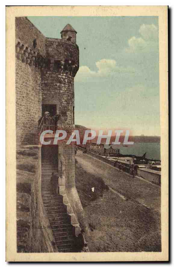 Château de Vannes — vue de la tour et du port — éditeur Angra, Toulouse - Anverso