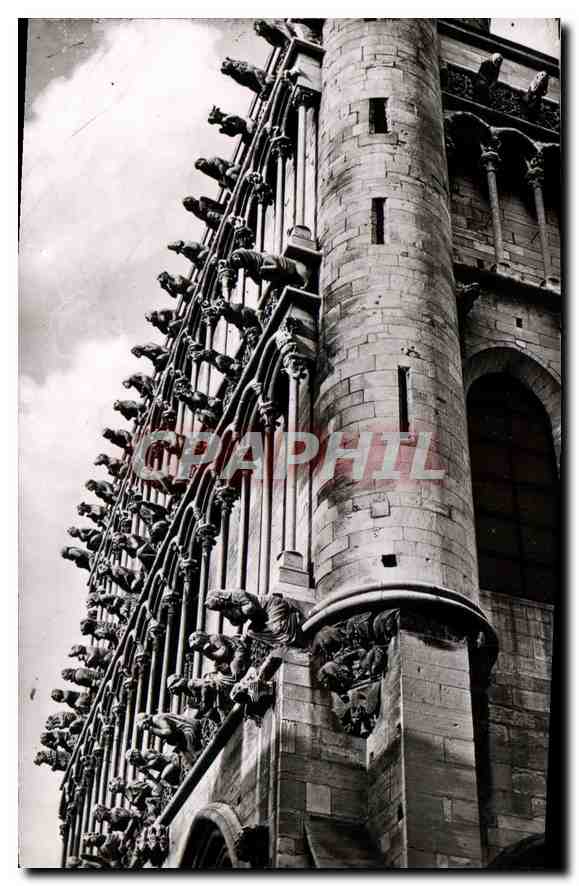 CPA Dijon Cote d'Or Eglise Notre Dame Les Chimeres 