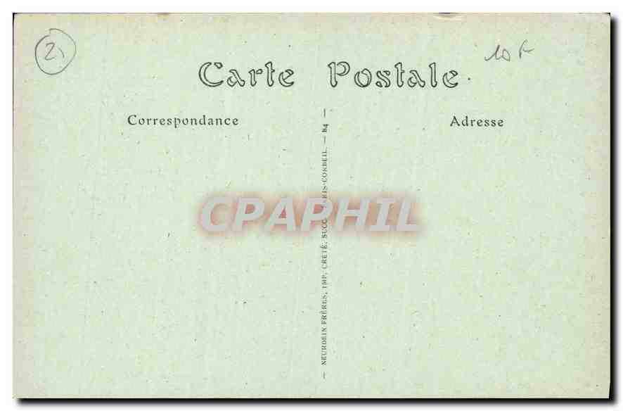CPA Semur Eglise Notre Dame ls Nef  — Rückseite