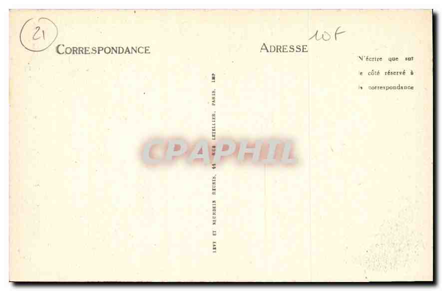 CPA Semur Eglise Notre Dame Portail des Bleds  — Rückseite