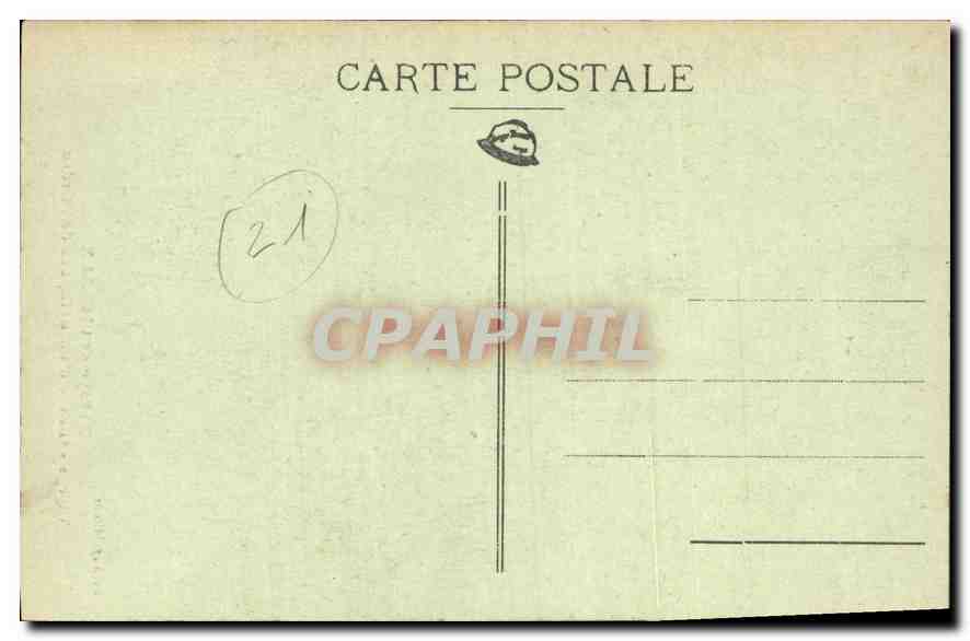 CPA Abbaye de Citeaux Vierge Ceuvre d'un Religieux de l'Ordre  — Rückseite
