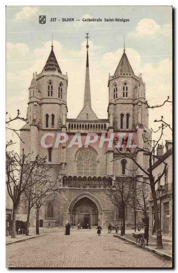 CPA Dijon Cathedrale Saint Benigne 