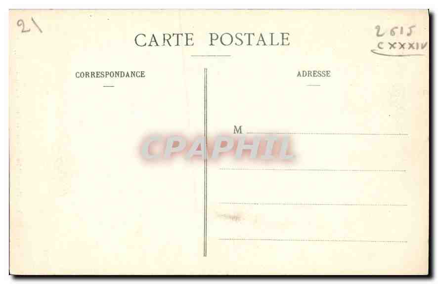 CPA Dijon Maison Milsand dite des Ambassadeurs  — Rückseite