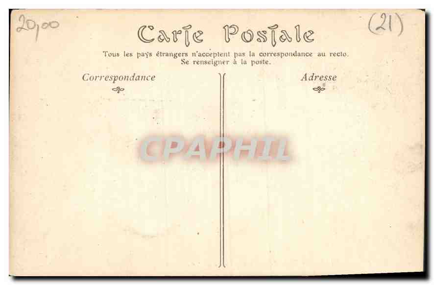 CPA Dijon Ecole Primaire Superieure du Petit Potet  — Rückseite