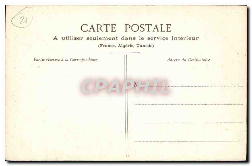 CPA Dijon Crypte de l'Eglise St Benigne  — Verso