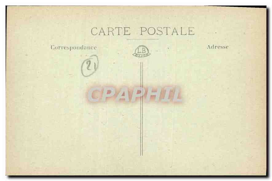CPA Dijon Hotel de Ville  — Rückseite