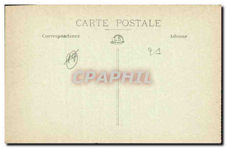 CPA Dijon Hotel de Ville  — Rückseite