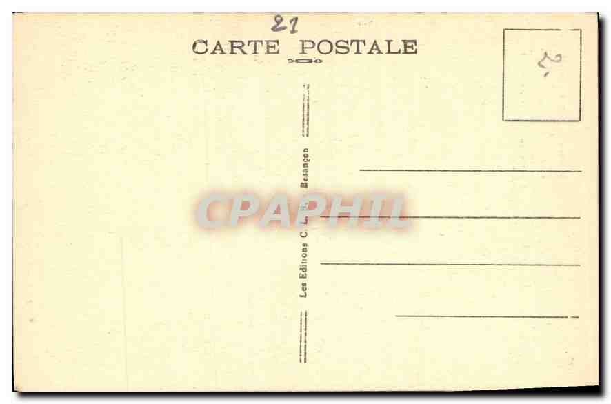 CPA Dijon Eglise Notre Dame  — Rückseite