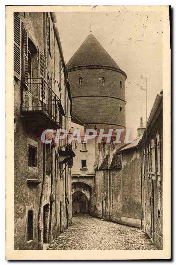 CPA Semur en Auxois Cote d'Or L'Escalier de la Vierge 