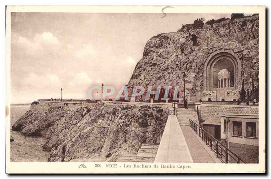 CPA Nice Les Rochers du Raubs Capeau 