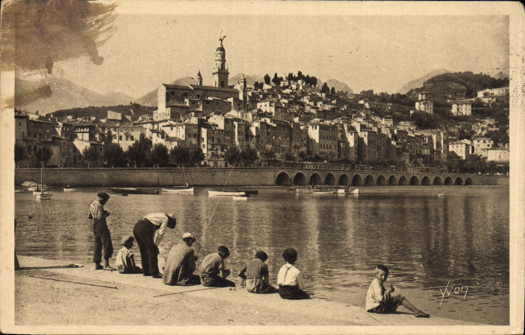 CPA Menton Le Port 