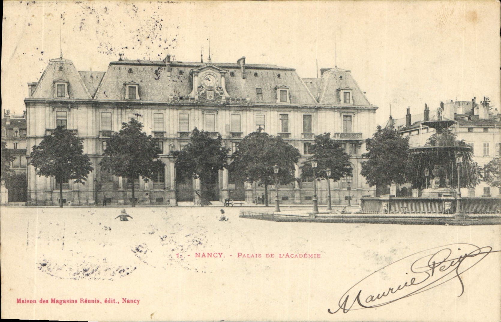 NANCY - Palais de l'Académie — Maison des Magasins Réunis, Nancy, n°1